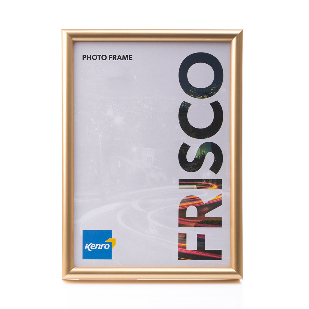 Frisco Plastic Photo and Poster Frames in Gold